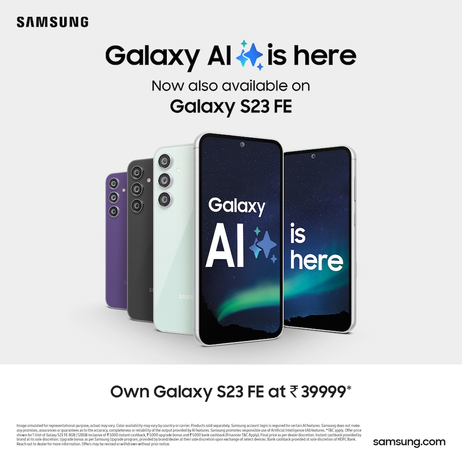 Transform Your Everyday: Galaxy AI Enhances the Samsung Galaxy S23 FE - Grab the Limited Time Offer!