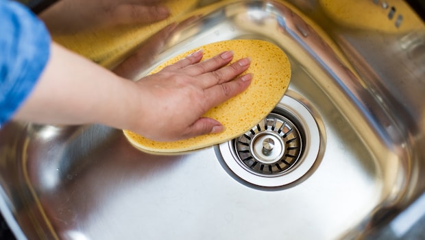 You can easily clean your stainless-steel sink using a toothpaste,