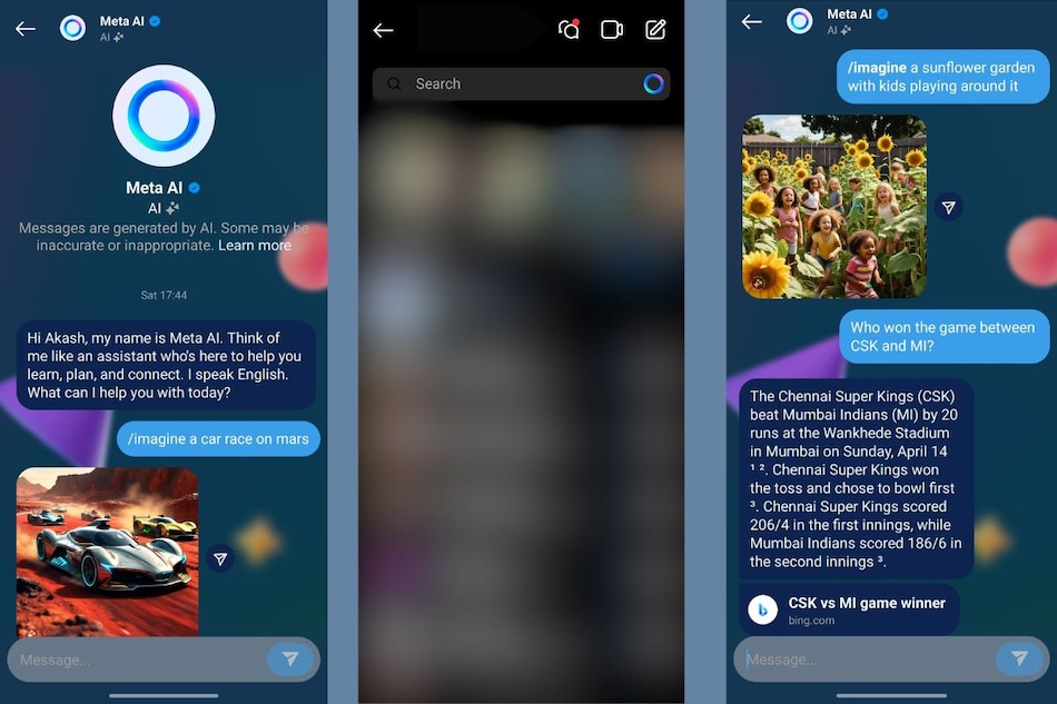 Meta AI Shows Up for Some Instagram and Messenger Users in India: What It Can Do