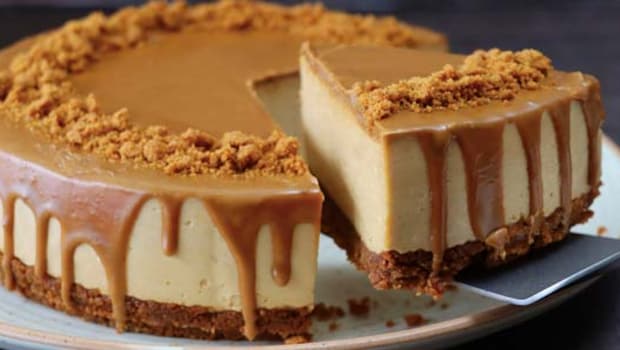 No-Bake Biscoff Cheesecake