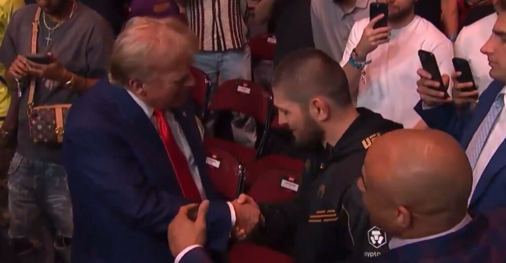 Trump told Khabib he will end Gaza war during UFC appearance