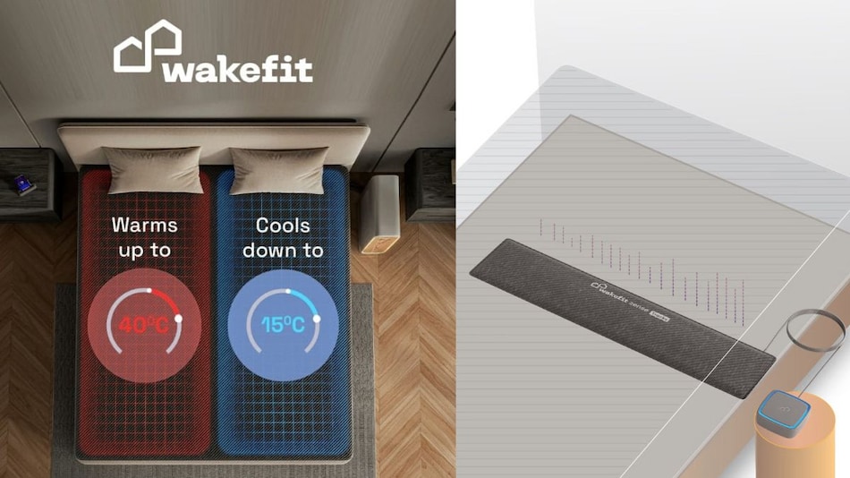 Wakefit Zense With Temperature-Control Mattress Regul8, AI Sleep Tracker Track8 Unveiled