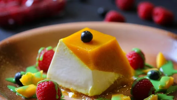 Mango Lassi Panna Cotta