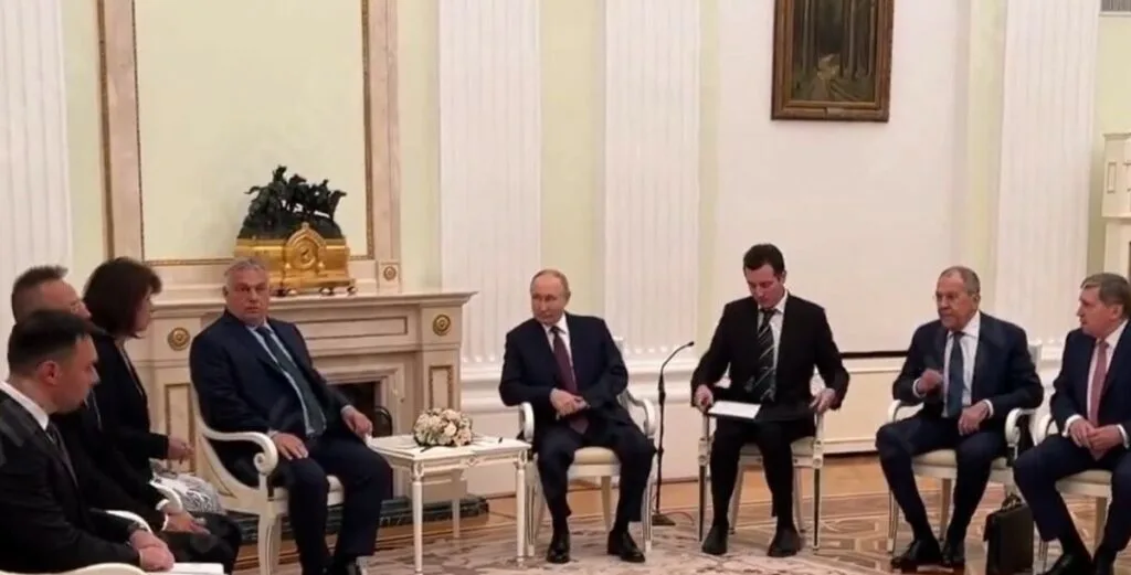 Putin-Orban talks begin in Moscow: Russian TV