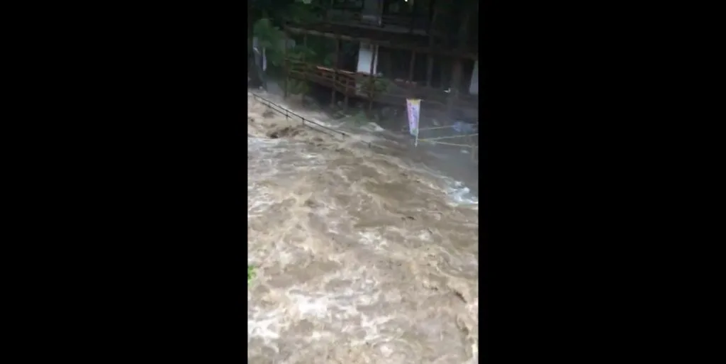 "Tropical Storm Maria hits Japan with record rain