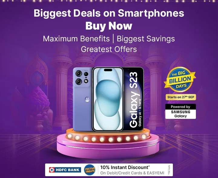 Flipkart's Big Billion Days Sale Brings Unbeatable Deals on Mobiles to Elevate Your Festive Celebrations