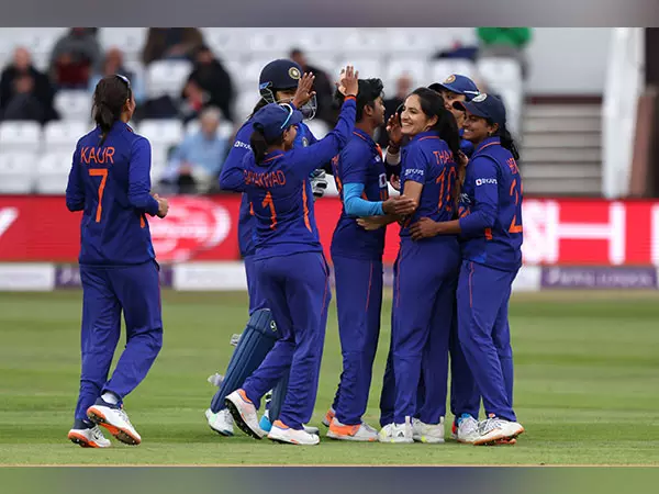 333/5 vs England in 2022  India womens second-highest score in ODI cricket came against England in Canterbury in 2022. During the second ODI, captain Harmanpreet Kaur hammered an unbeaten 143, with assistance from Harleen Deol (58) and Smriti Mandhana (40), to post a huge target of 333/5 in their 50 overs. In reply, England were skittled out for 245 in 44.2 overs, and India won by 88 runs.Source: BCCI Women/X