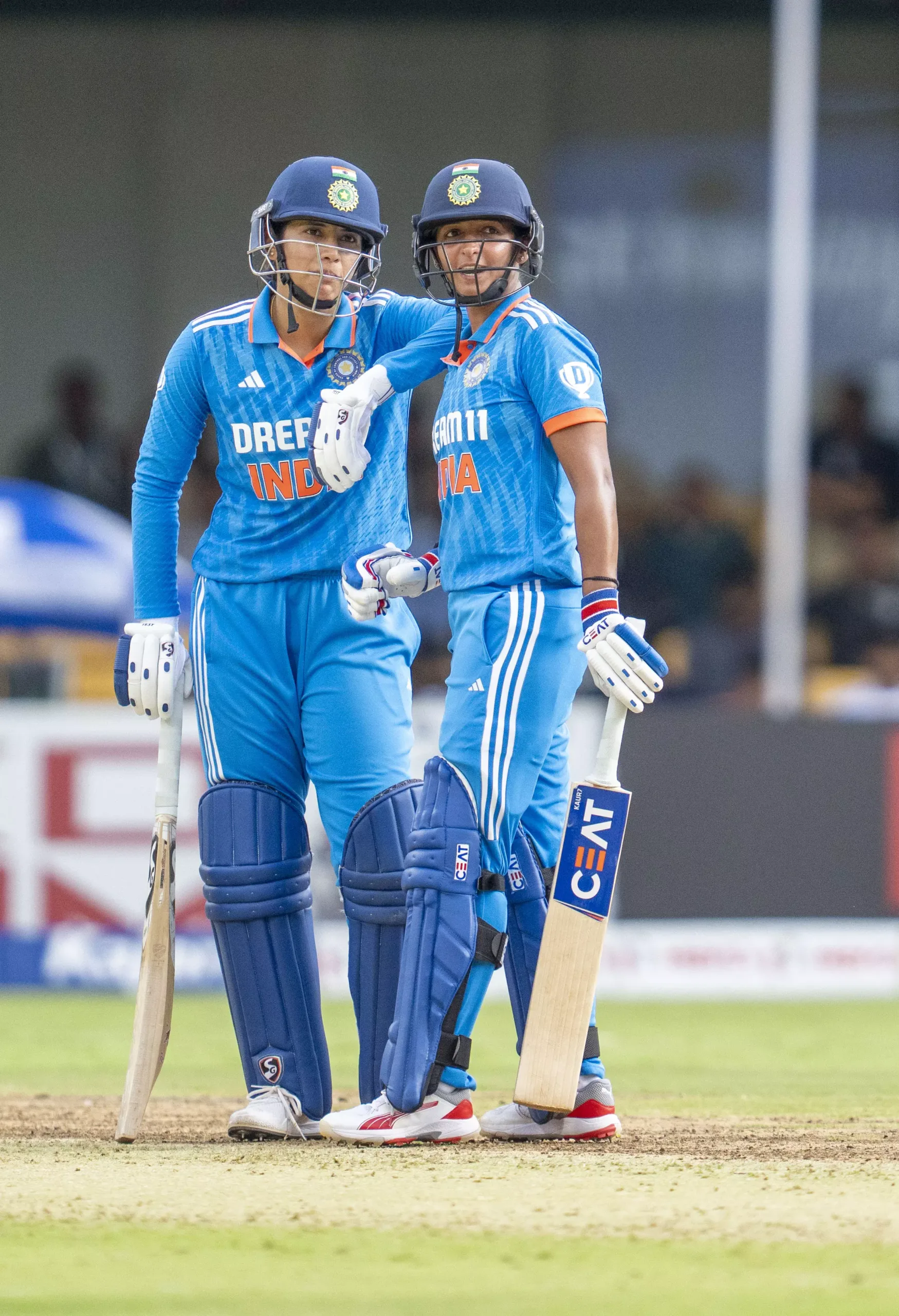 325/3 vs South Africa in 2024  The India women’s third-highest score in ODI cricket was registered against South Africa in Bengaluru in 2024. The Harmanpreet Kaur-led side posted 325/3 in the second ODI at the iconic M Chinnaswamy Stadium. Riding on Smriti Mandhana’s 136 off 120 balls and Harmanpreet’s unbeaten 88-ball 103 India posted a huge total on the board.Source: BCCI Women/ X