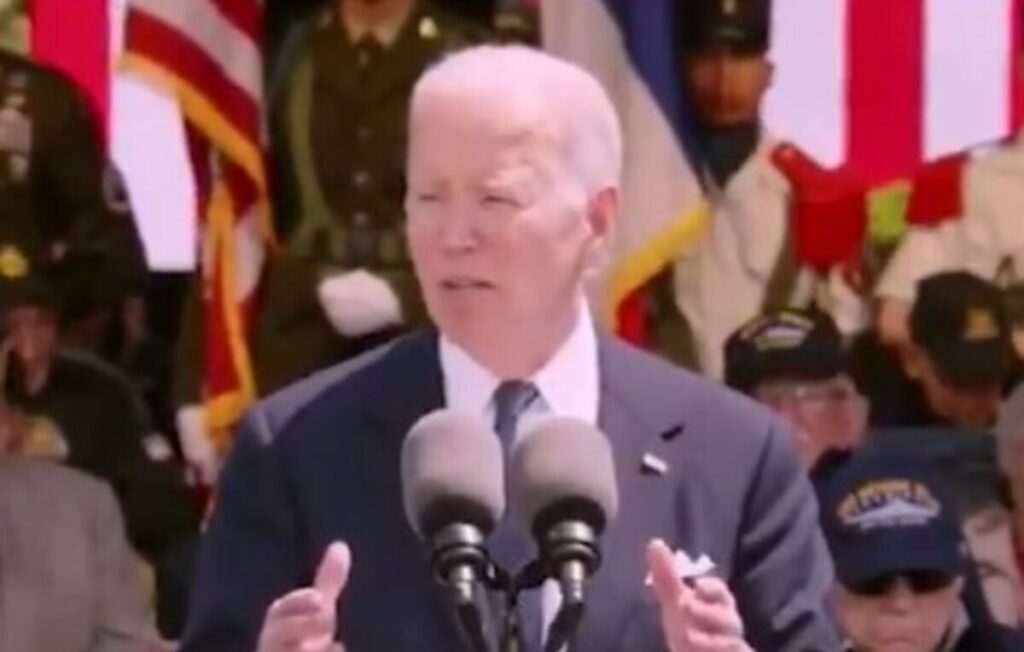 Biden says democracy 'more at risk' than any time since WWII